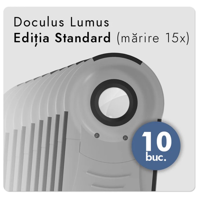 Set 10 Doculus Lumus Frontline 15X - culoare Gri 